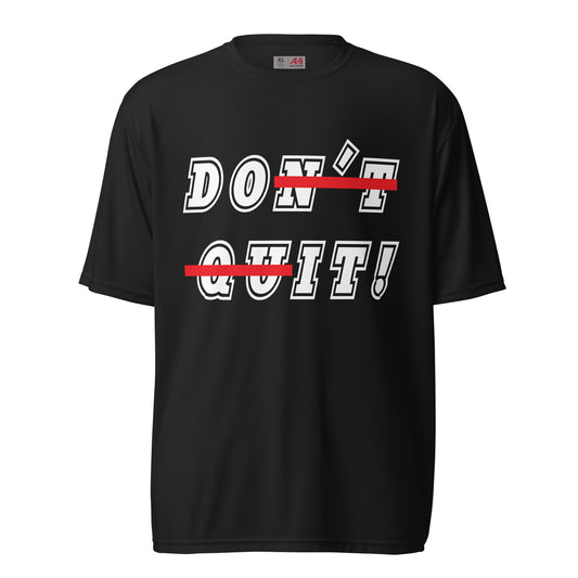 Unisex performance crew neck t-shirt