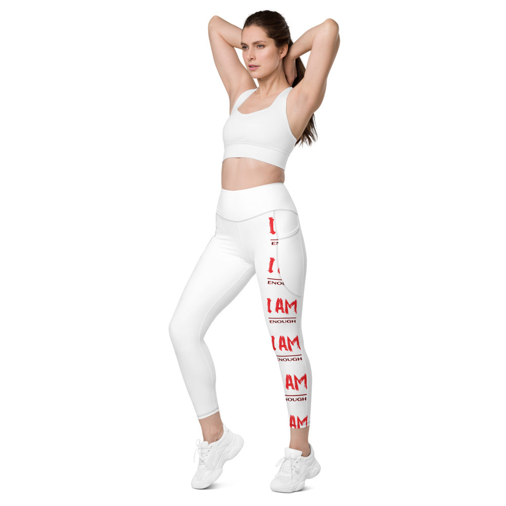 I AM Leggings with Pockets – So' Jeff Apparel